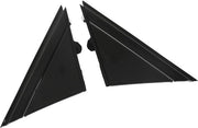 Copertura per specchio portaoggetti - Materiale ABS - 2 pezzi - Codice OE 1SH17KX7AA/1SH16KX7AA - Per 500 2012-2017 - Cappuccio triangolare - Copertura specchio