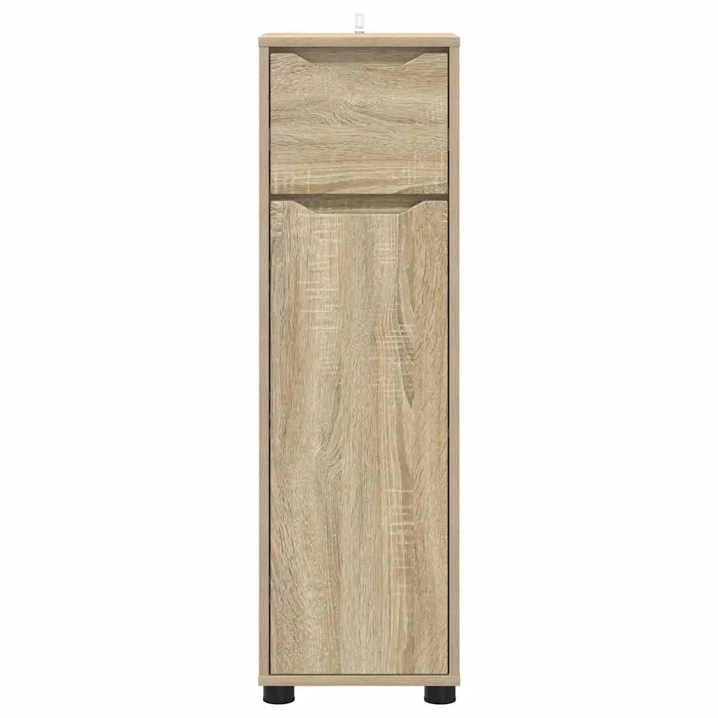 Mobile da Bagno con cassetto Rovere Sonoma 30,5 x 30 x 101 cm