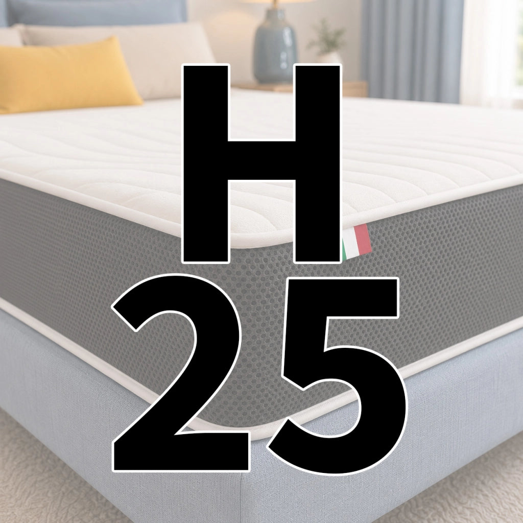 COMFY LINE Materasso Memory Matrimoniale 170X195 Cm Alto 25 ESSENTIAL