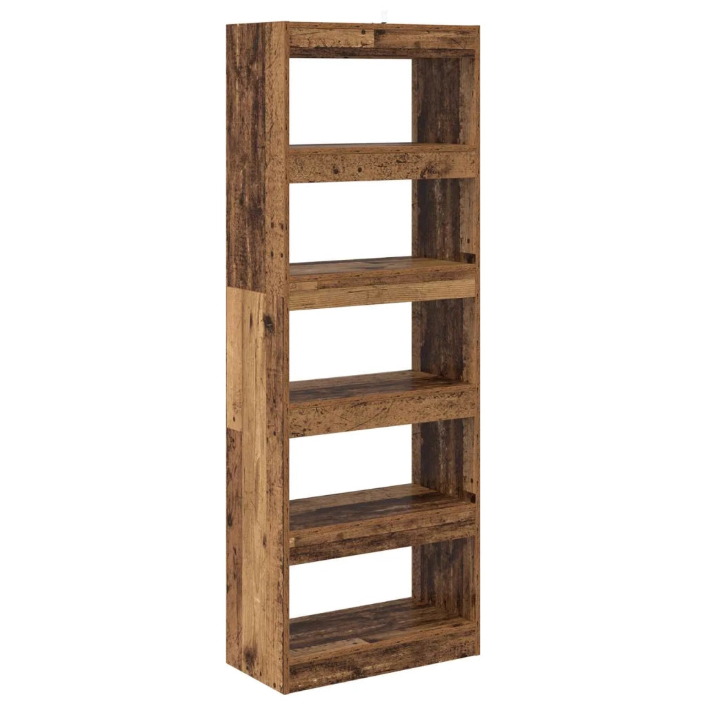 Armadio per Libri Legno vecchio 60 x 30 x 166 cm