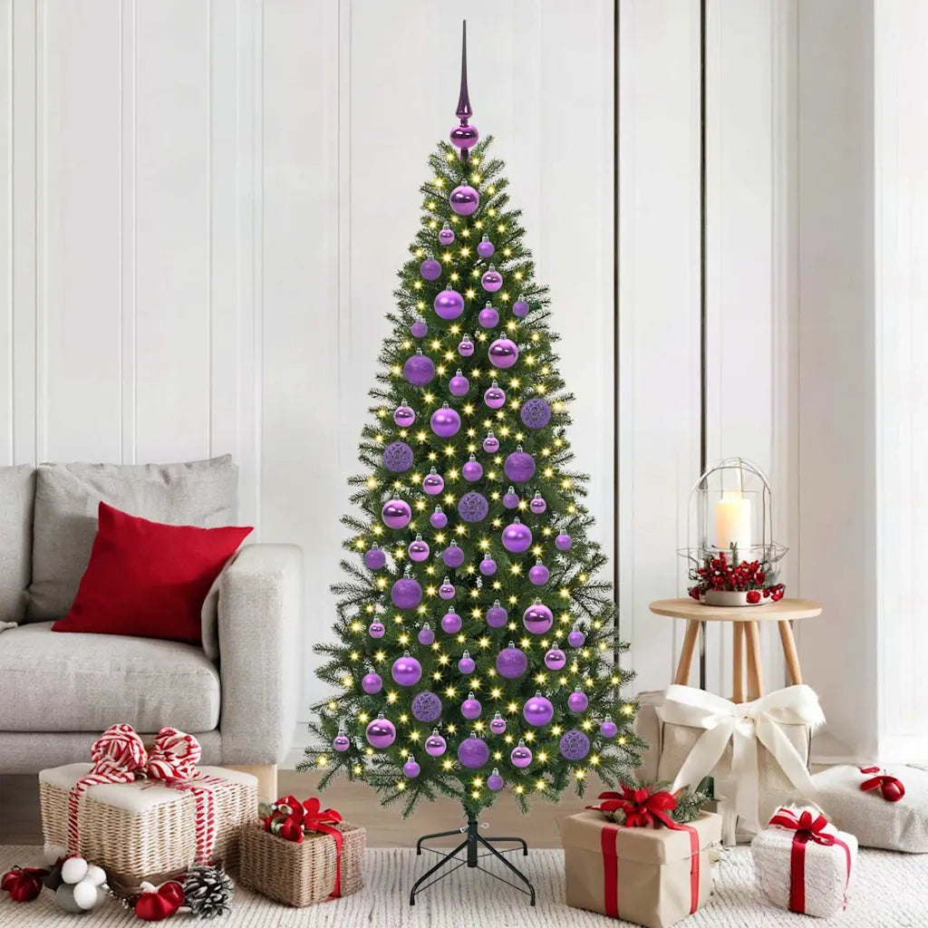 Set di Palle di Natale con 300 LED 120 pz Lill¨¤ Plastica CFW4647517