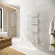 Termoarredo elettrico 1200x500 bianco opaco interasse 450 | Andromeda