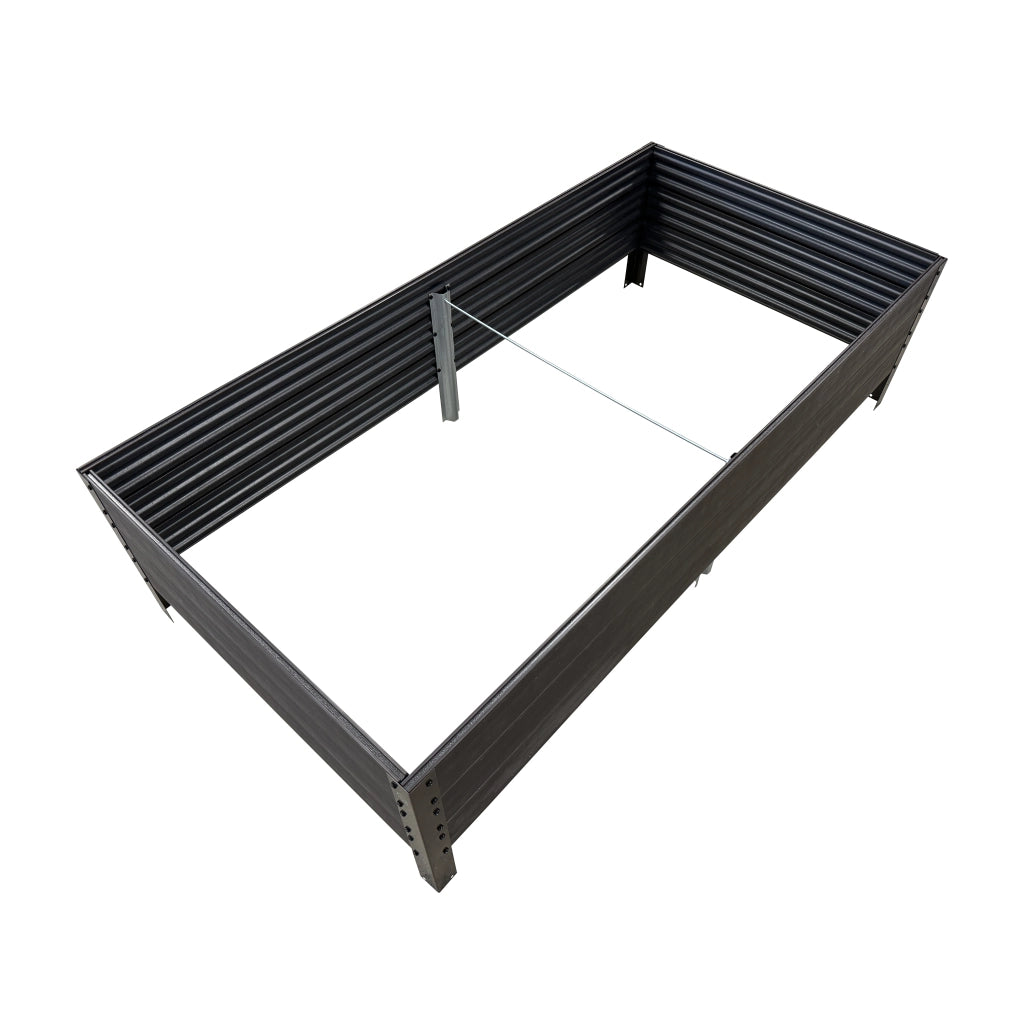 Fioriera rialzata GPPS KLASIKA WOODLOOK, marrone 150x75x30