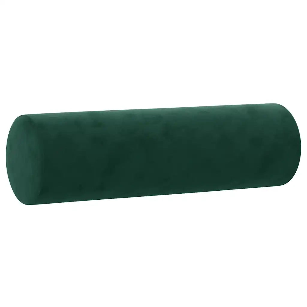 Set di Divani 2 pz con Cuscini Verde Scuro in Velluto 3202036
