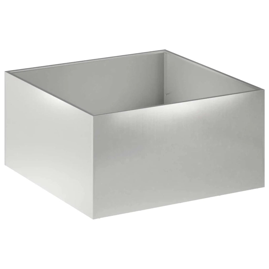 Vaso da giardino Argento 60 x 60 x 40 cm Acciaio Inox 8005100