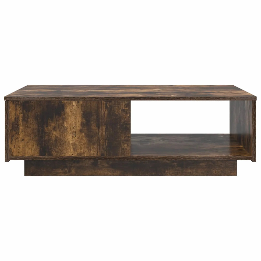 Tavolino da salotto con cassetto Rovere fumé 95 x 55 x 31 cm