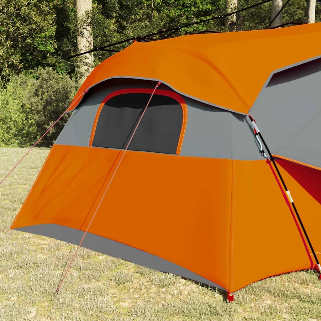 Tenda interna-Tenda da campeggio Grigio e arancione 520 x 520 x 190 cm taffet¨¤