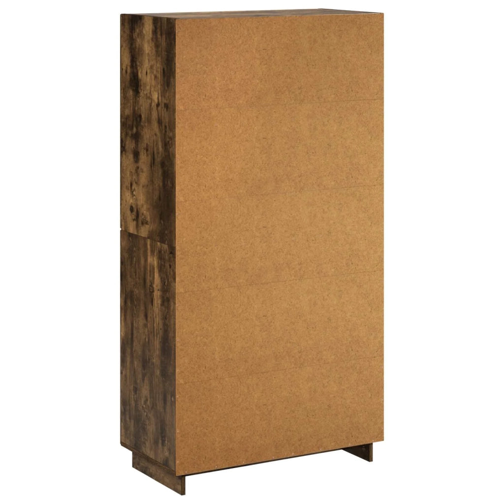 Credenza Rovere Fumo 79 x 41 x 151 cm Legno ingegnerizzato 3433114