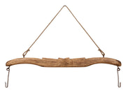 Biscottini Giogo in legno massello di tiglio finitura naturale .Made in Italy dimensioni