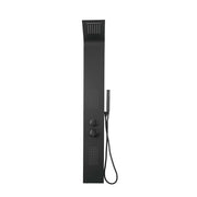 Colonna doccia pannello idromassaggio effetto cascata YH8125 RIO - Nero