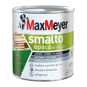 MAX SMALTO ALLACQUA POLIURETANICO OPACO LT.0,750 BIANCO- 1,0 pz