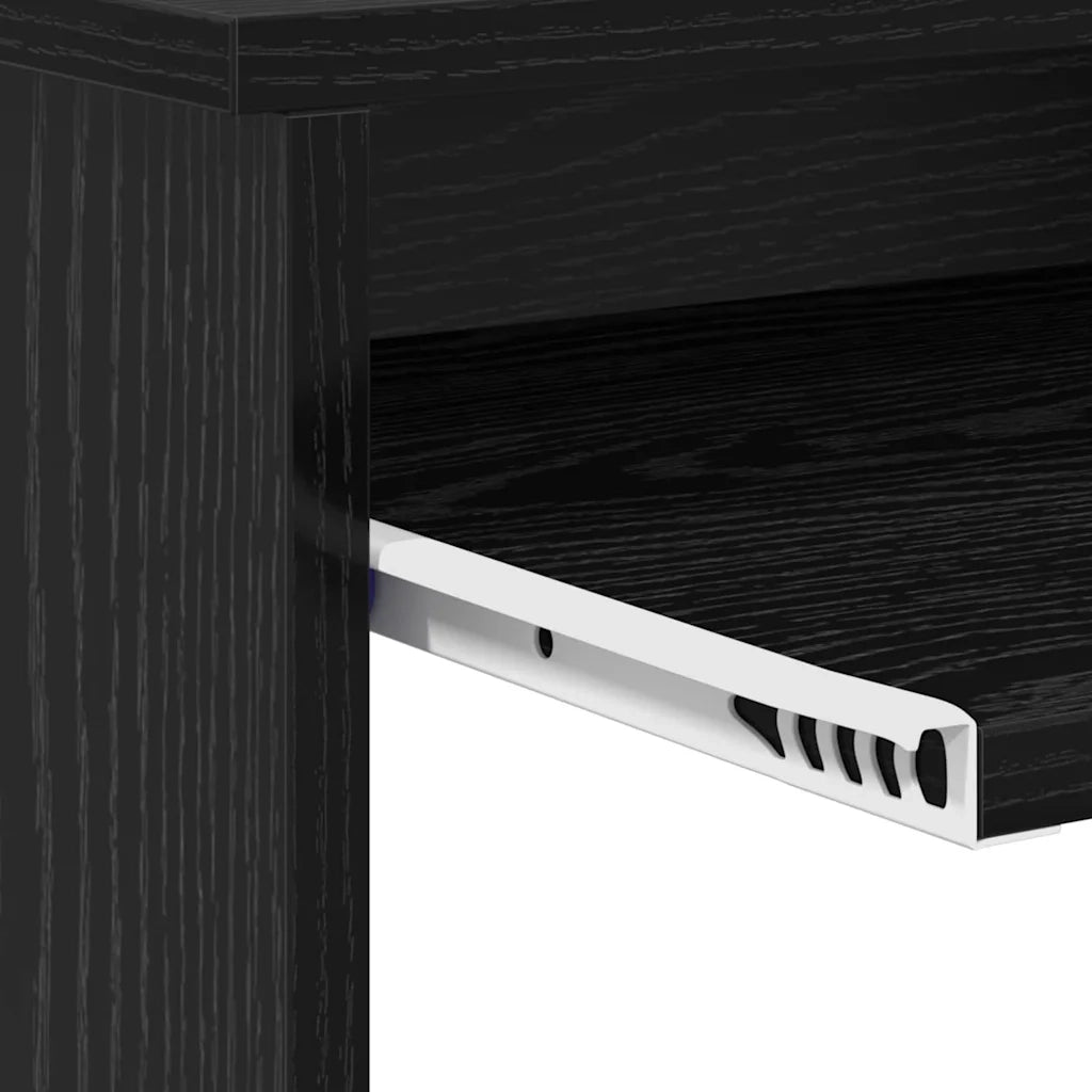 Scrivania Rovere Nero 106 x 41 x 88.5 cm Legno multistrato 869467