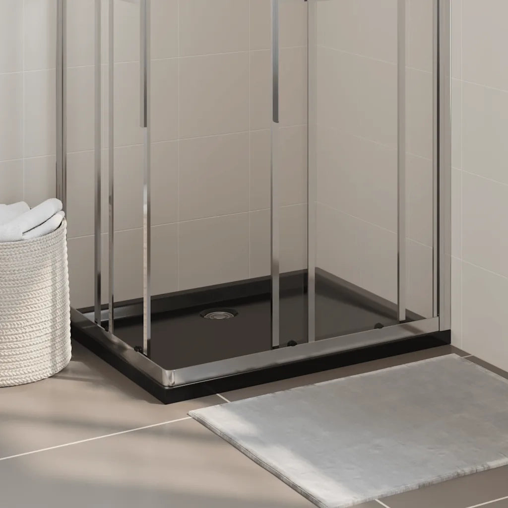 Piatto Doccia in ABS Rettangolare Nero 70x90 cm CFW3388425