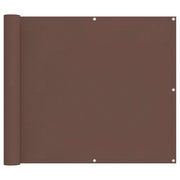 Schermo da balcone | Paravento da Balcone Marrone 90 x 200 cm Tessuto Oxford