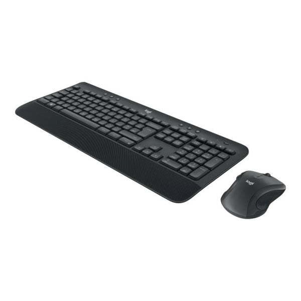 Logitech mk545 advanced wireless keyboard and mouse combo tastiera mouse incluso universale usb qwertz tedesco nero - LOGKB000022