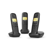Telefono cordless gigaset a170 trio l36852h2802k111 black dect displ. alfanum. monoc., id chiamate, 10 suonerie, rubrica 50 nomi - A 170 TRIO
