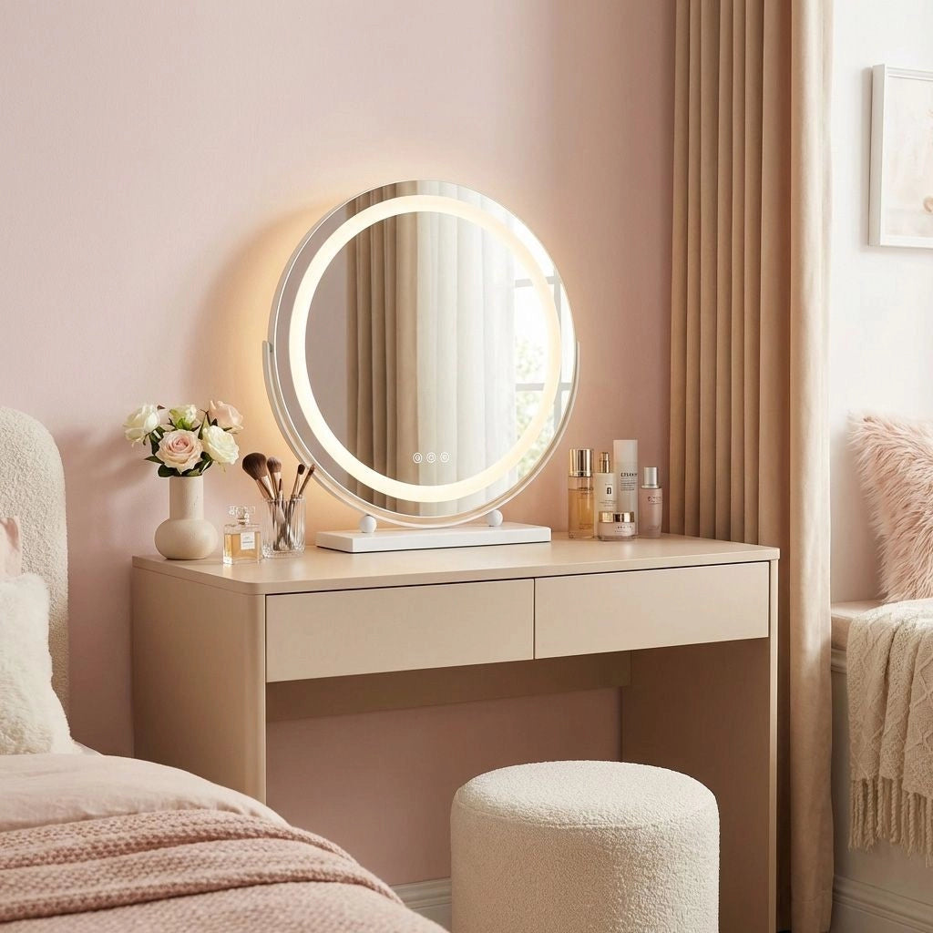 Specchio Led Make-up White 40 Cm