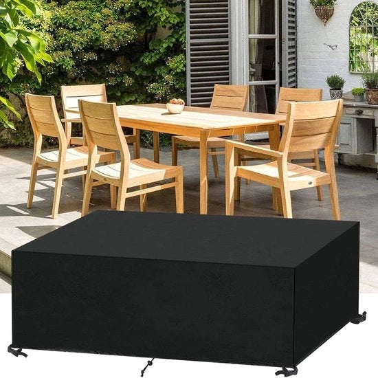 Oxford Tavoli e Sedie da Giardino - Protezione Duratura, Impermeabile, Resistente ai Raggi UV e alle Sollecitazioni, Fissaggio Resistente al Vento, Facile da Pulire e da Alzare