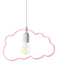 Lampada Nuvoletta Pensile Rosa Chiaro