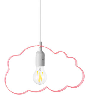 Lampada Nuvoletta Pensile Rosa Chiaro