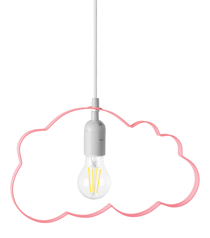Lampada Nuvoletta Pensile Rosa Chiaro