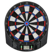 Bersaglio elettronico per freccette per 1-8 giocatori, display LCD, 6 set di freccette, multicolore