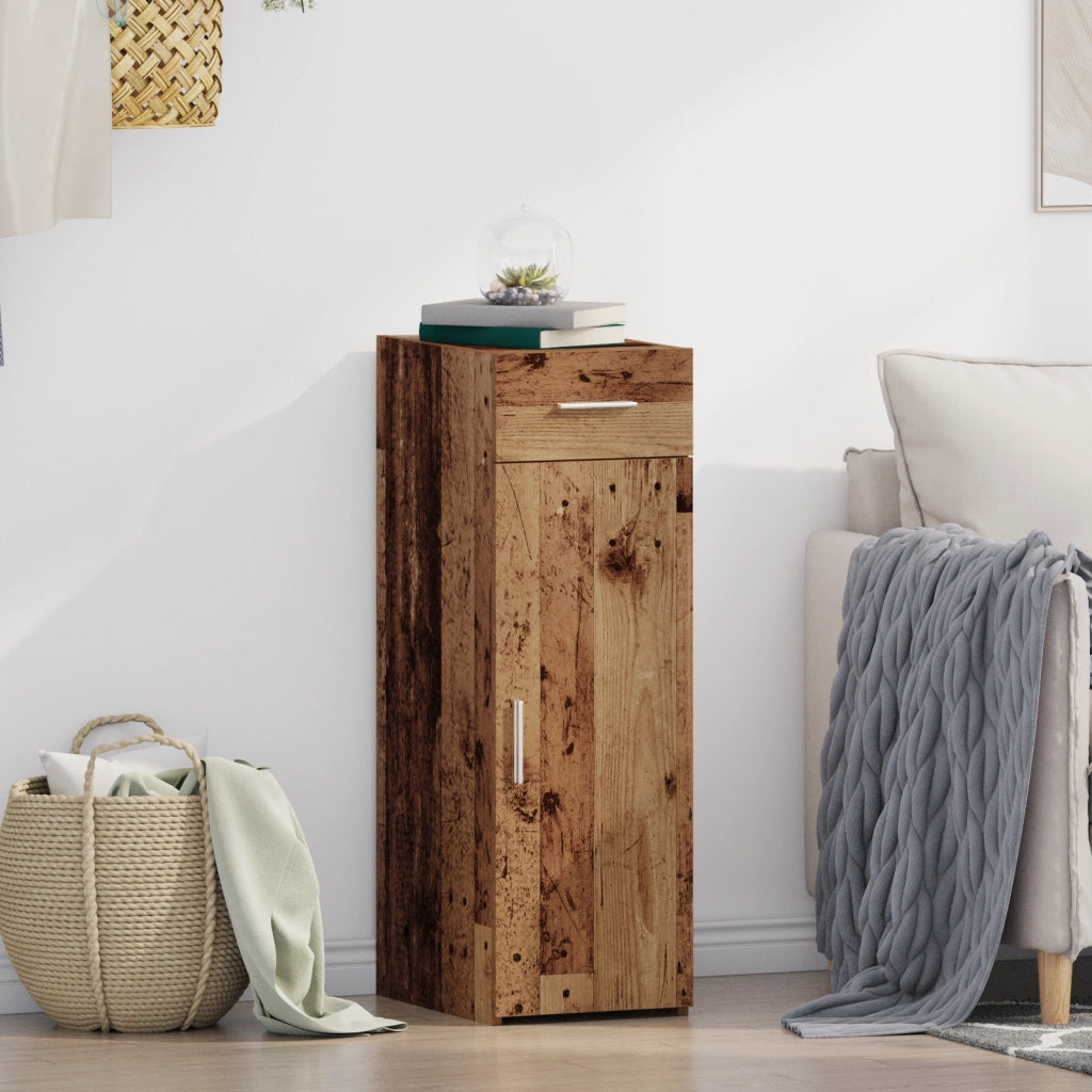 Credenza in Legno Vecchio 30x42,5x93 cm in Legno Ingegnerizzato