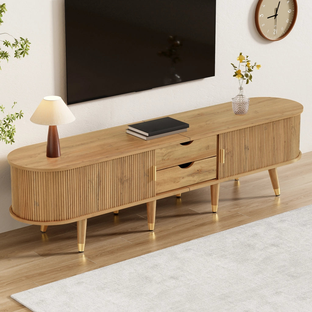 Mobile TV con ante scorrevoli, mobile TV, supporto TV, mobile TV basso, supporto per TV. Design unico.