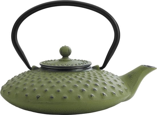 Teiera di Acciaio Inox Xilin 08L Verde - Bicchierino da Caffè a Fiamma