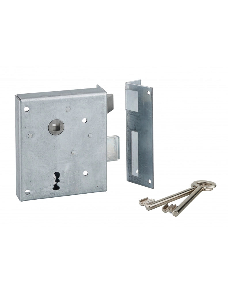Serratura PDT con scrocco, asse 60 mm, apertura a spingere, 100 x 120 mm, destra – THIRARD