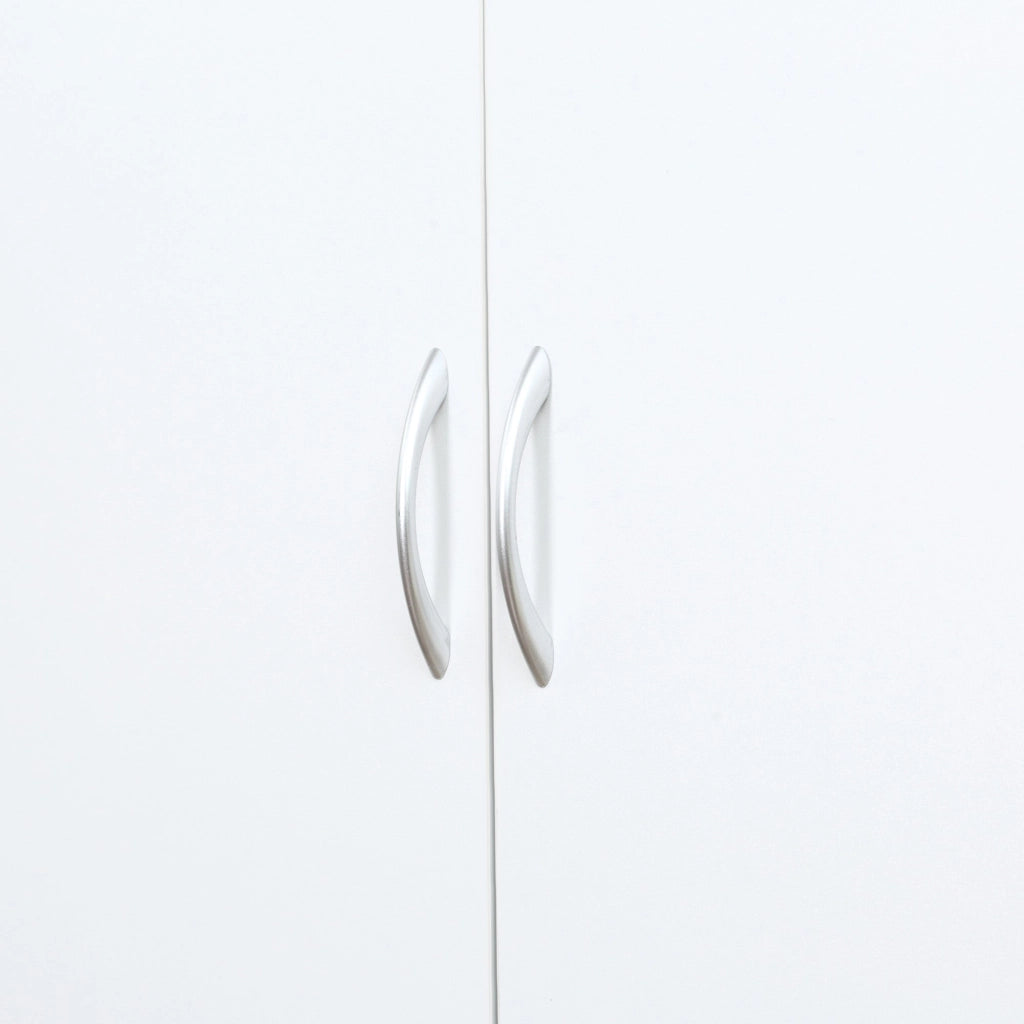 Mobile da Cucina Credenza 80x40x180 cm in Legno Bianco