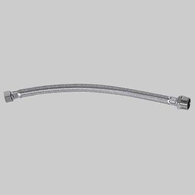FLESSIBILE IN ACCIAIO GIGANTE F 1/2 X M 3/8  cm 35     MADE IN ITALY