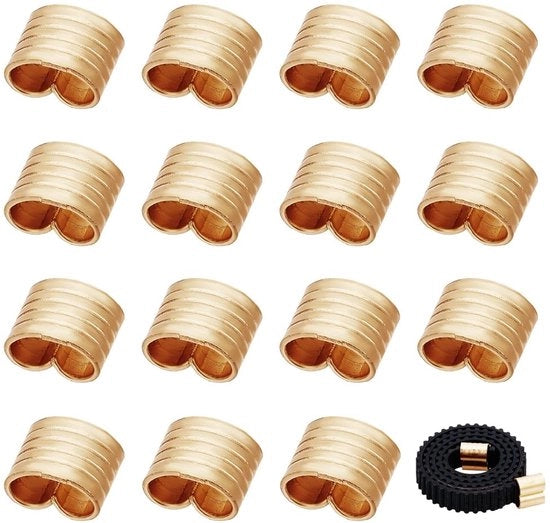 Componenti per Stampante 3D - 16 Pezzi - Viti a Guscio - Connettori di Collegamento - Tendicardano Aperto - a U - Materiale Resistente