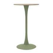 Tavolo Bar Alaska Verde cm ø 60x106