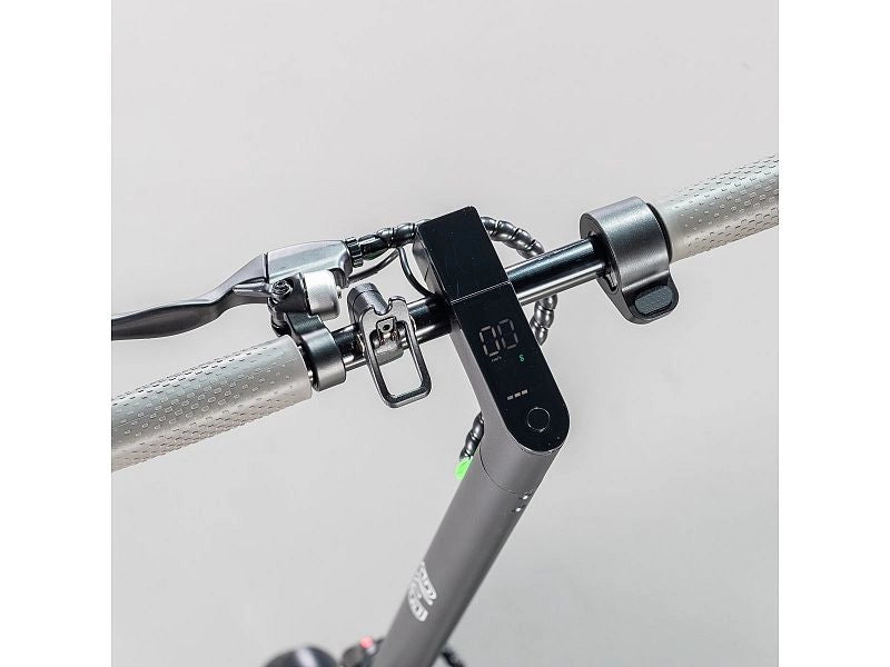 Monopattino elettrico a batteria 36V 6Ah EMG Velociptor Tech 2 VelocitA~ 25Km/h - Grigio