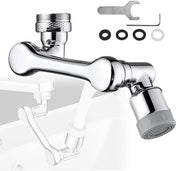 Acquasistema - Rubinetto 1080° Rotazione - Rubinetto Cucina - Rubinetto Bagno - Rubinetto Ecomater - Filtro Spray Universale - Materiale di Alta Qualità - Accessorio Rubinetto