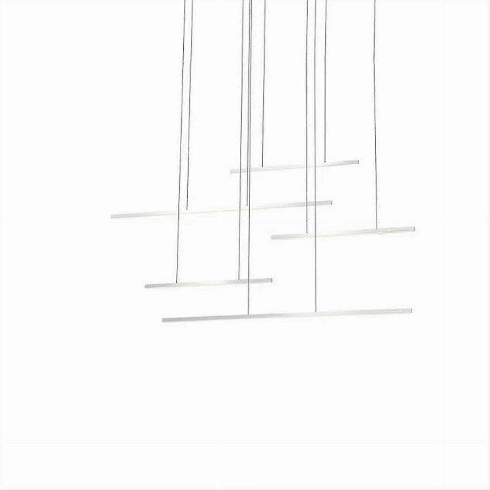 Trade Shop - Lampadario A Sospensione 38w A Led Design Minimal 3 Colorazione Di Luce Lp-43-3c -