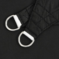 Parasole a Vela in Tela Oxford Quadrata 7x7 m Nero 135748