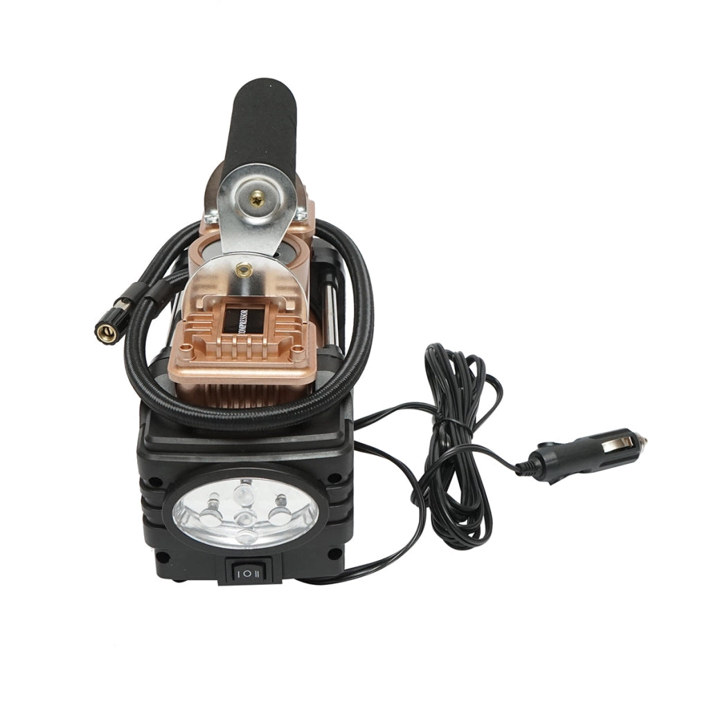 Compressore d'aria per pneumatici 12V 180W, 150PSI, 45l/min, cavo da 3m per presa accendisigari auto Breckner Germany