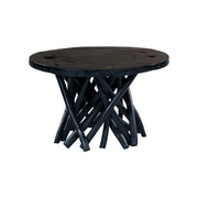Tavolino Radix 625 in legno di teak nero