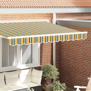 Tenda a Braccio Verde e giallo 230 x 20 cm Tela 42000799