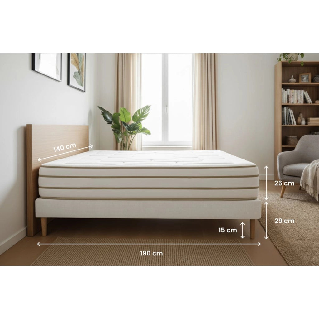 140x190 cm Set materasso e base - Le Douillet