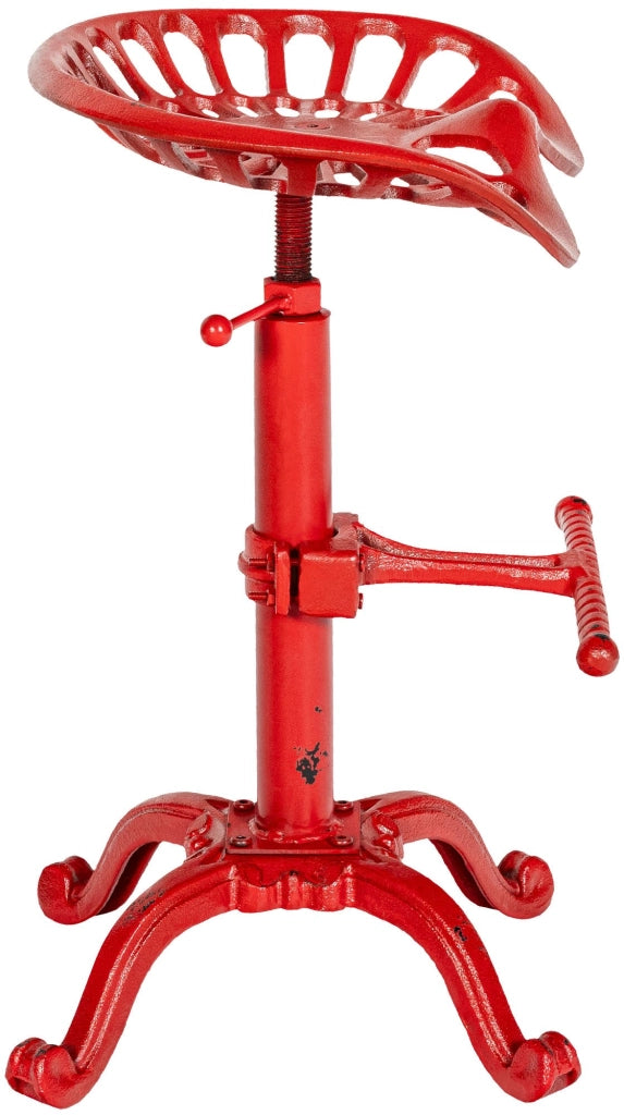 Sgabello Bar Butch in Ghisa rosso