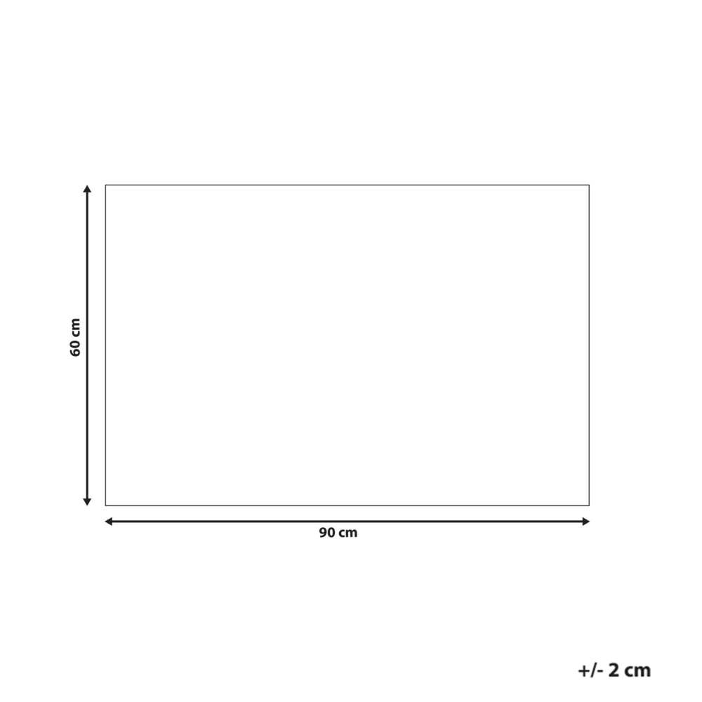 Zerbino di benvenuto in fibra di cocco antiscivolo 60 x 90 cm con supporto in PVC naturale
