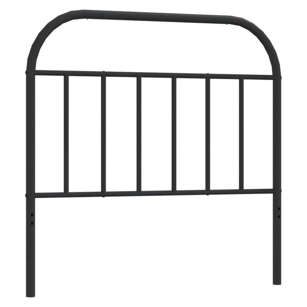 Testiera in Metallo Nero 107 cm
