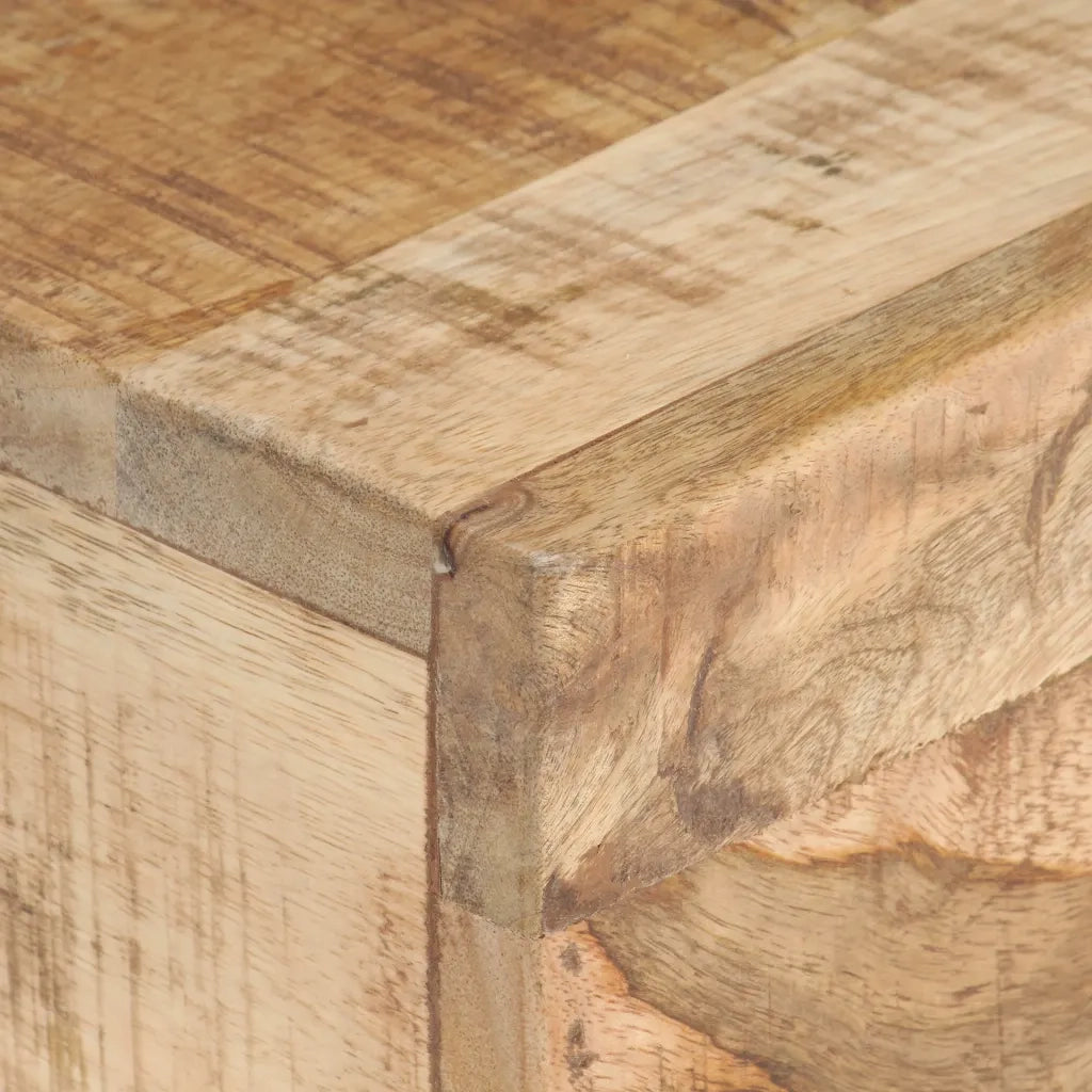Tavolino 40x30x50 cm in Legno Massello di Mango Grezzo cod mxl 16780