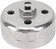 Contenitore di rimozione filtro olio con manovella a 3/8 pollici con chiave a flusso costante in alluminio da 15 mm - sostituzione per motori a gas da 30 litri e 50 litri.
