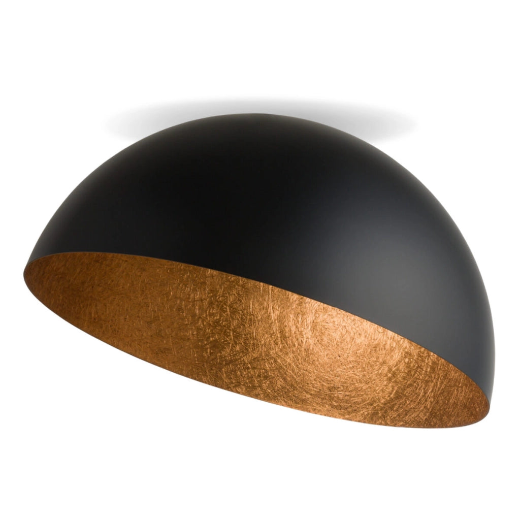 Plafoniera Sfera nera/rame 35cm E27 Sigma Lighting