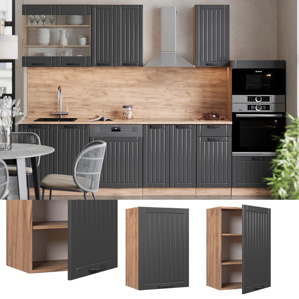 Vicco Pensile da cucina Grigio scuro 50 cm