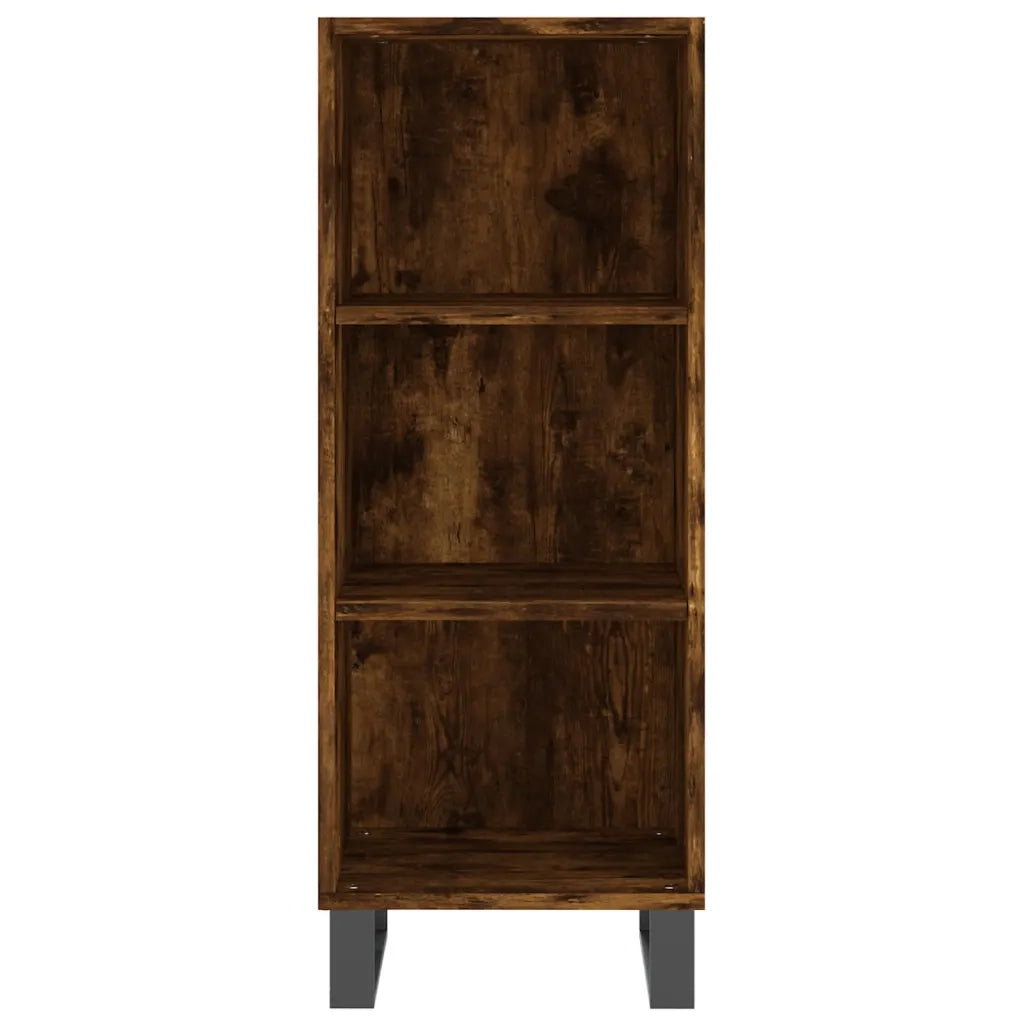 Credenza Rovere Fumo 34,5x34x180 cm in Legno Multistrato 3199390